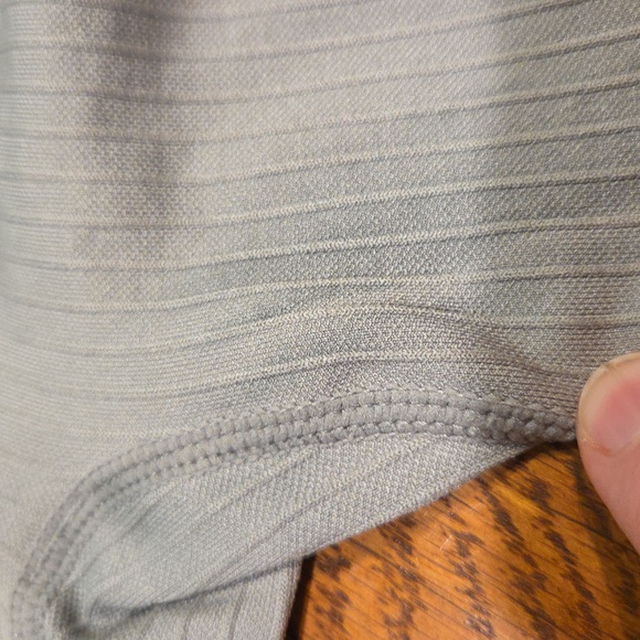 Pomme Light Gray Equestrian Silicone Full Seat Riding Tights Breeches Size XS - Picture 7 of 13